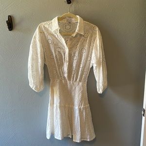 Sami Skirt White Eyelet Dress